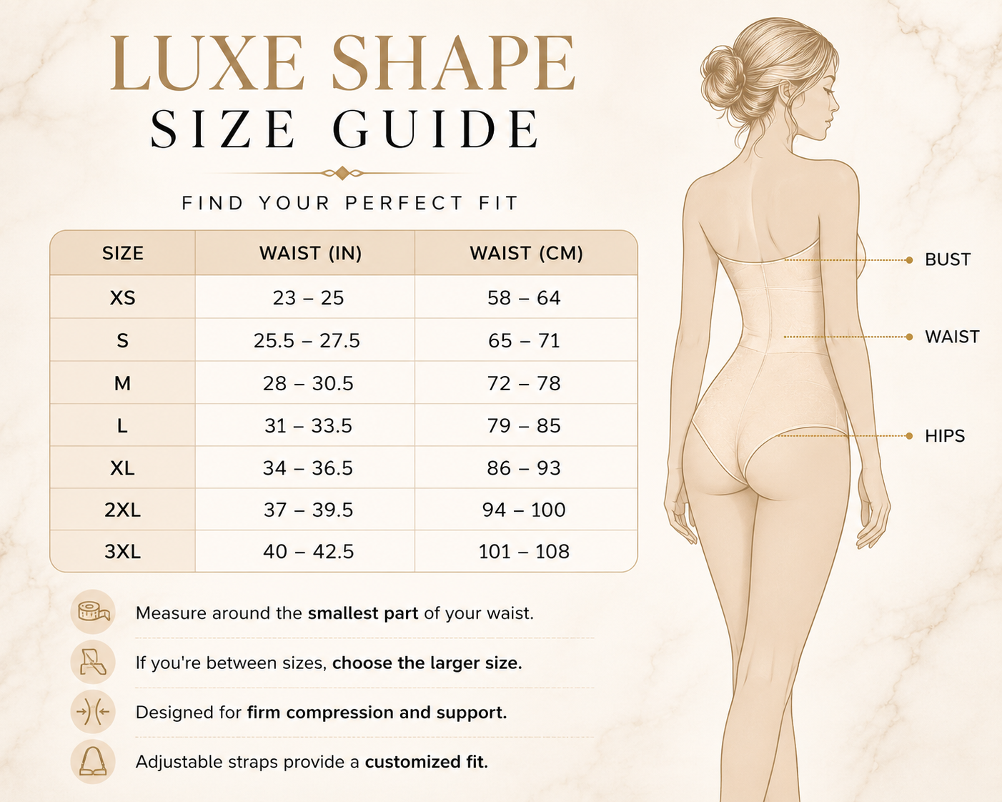 Luxe Shape SculptMesh Waist Cincher